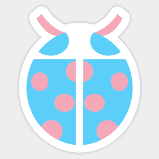 Trans Ladybug Sticker